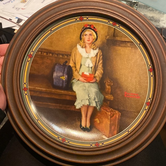 Norman Rockwell “A Young Girl’s Dream” plate number 8409 I - Picture 4 of 4